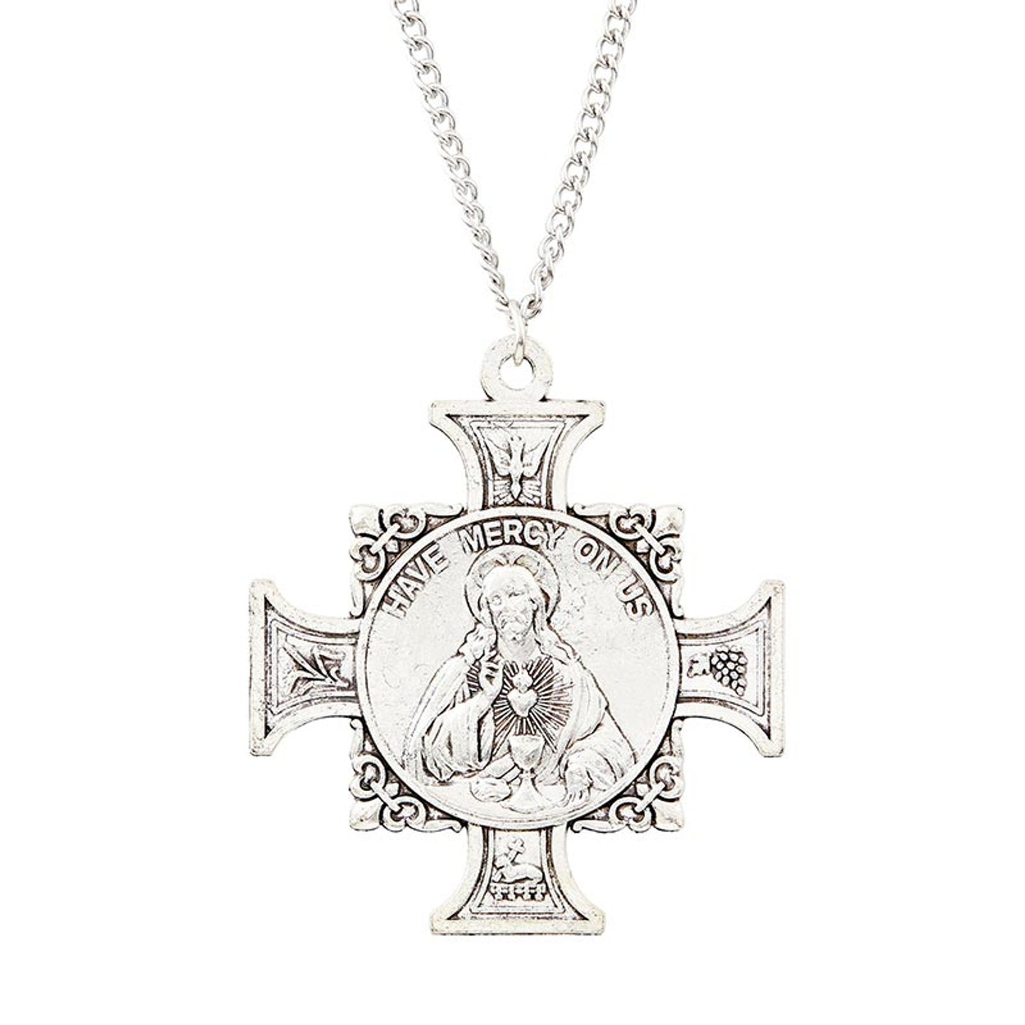 Saint Jude and Sacred Heart Medal