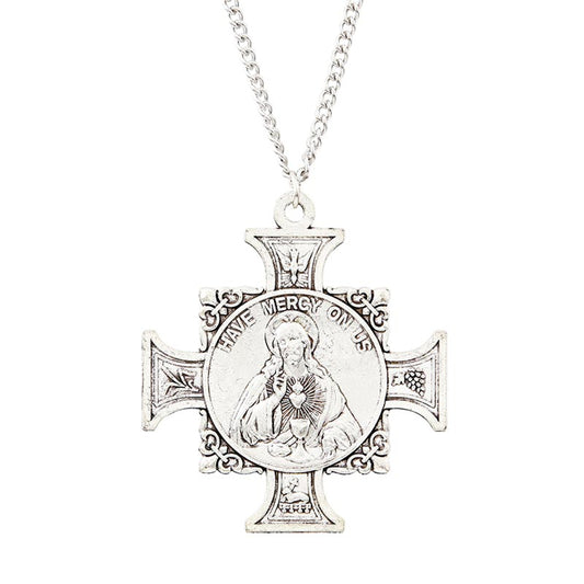 Saint Jude and Sacred Heart Medal