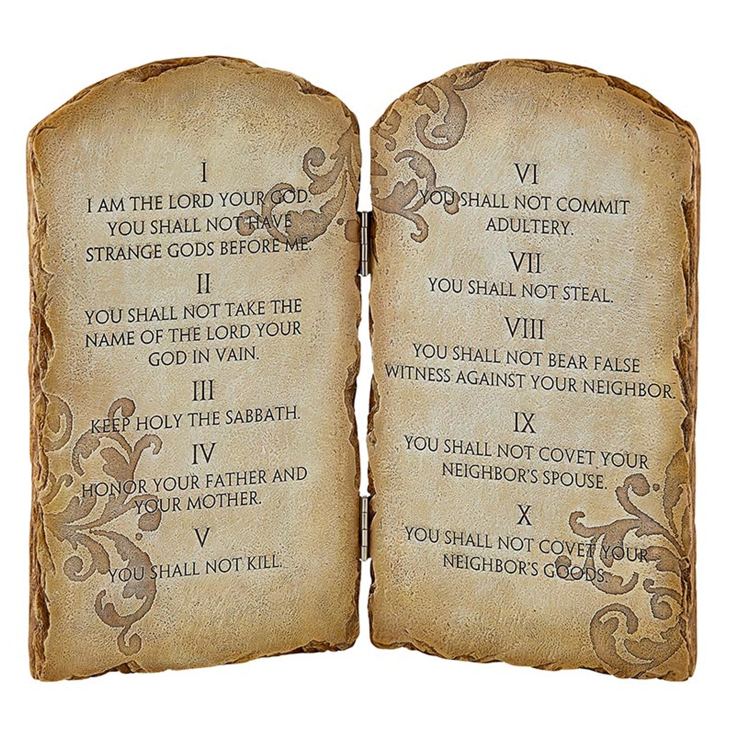 Ten Commandments Plaque (N5232)