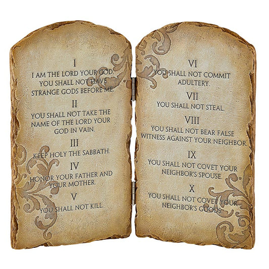 Ten Commandments Plaque (N5232)