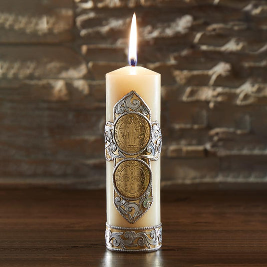 Devotional Candle - Saint Benedict (N7390)