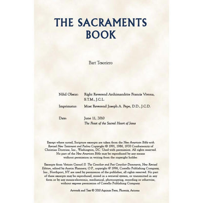 Aquinas Press Prayer Book - Sacraments of the Church