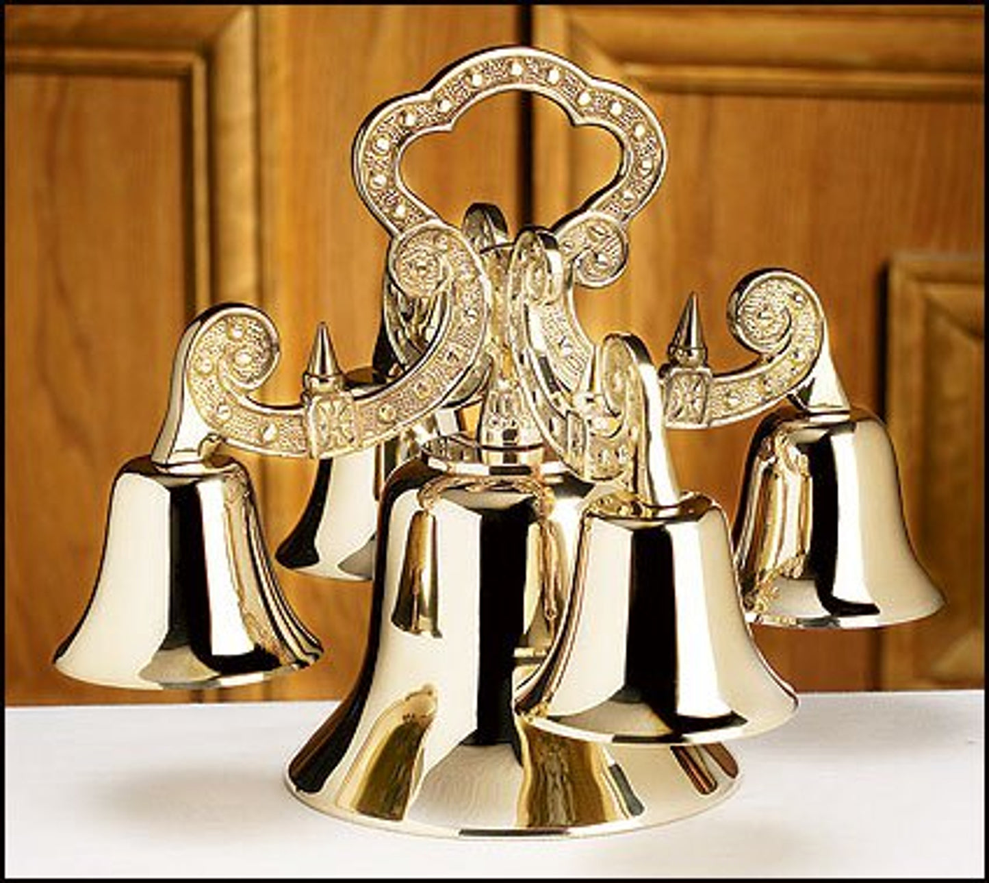 Ornate Brass Censer with Boat Set