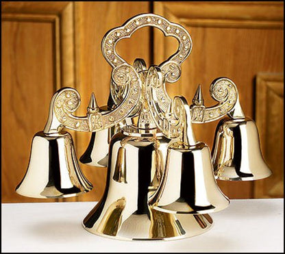 Ornate Brass Censer with Boat Set