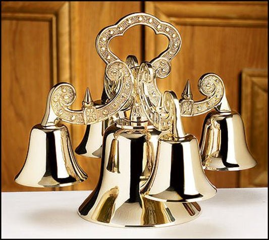 Ornate Brass Censer with Boat Set