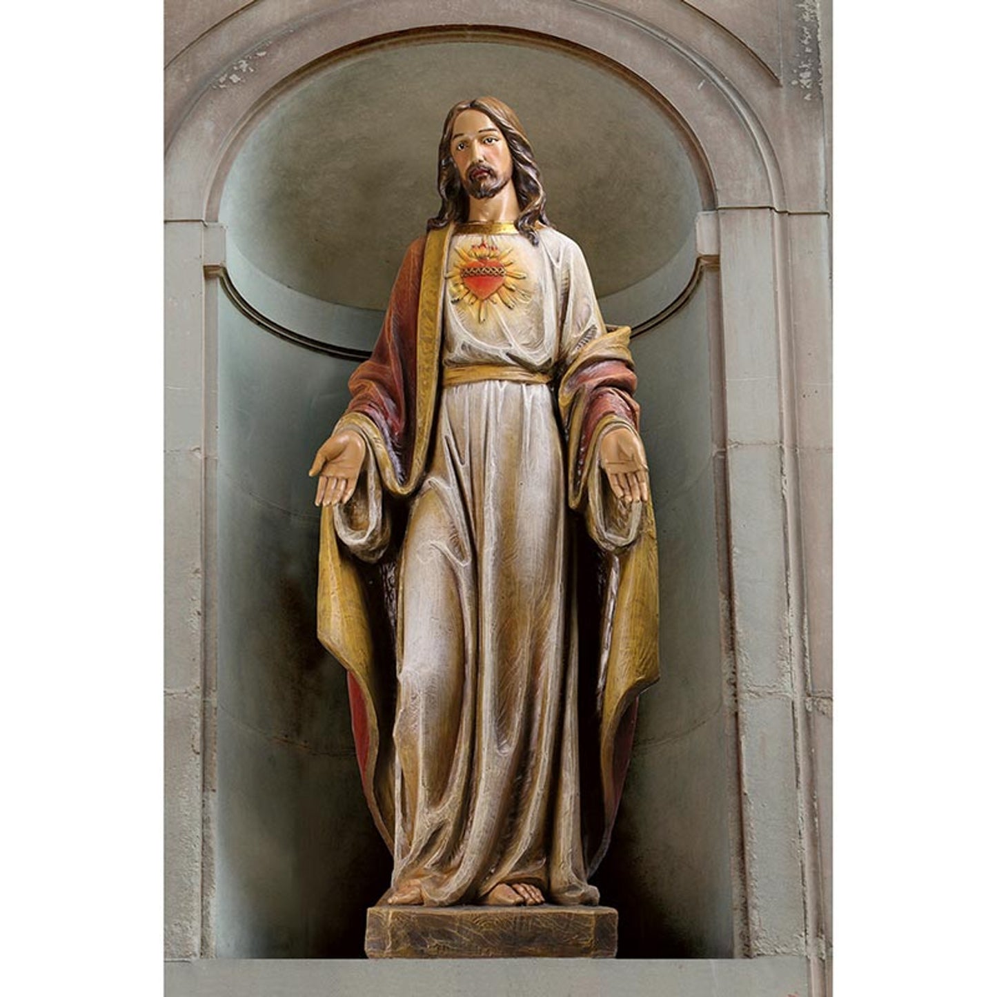 48" H Sacred Heart Statue