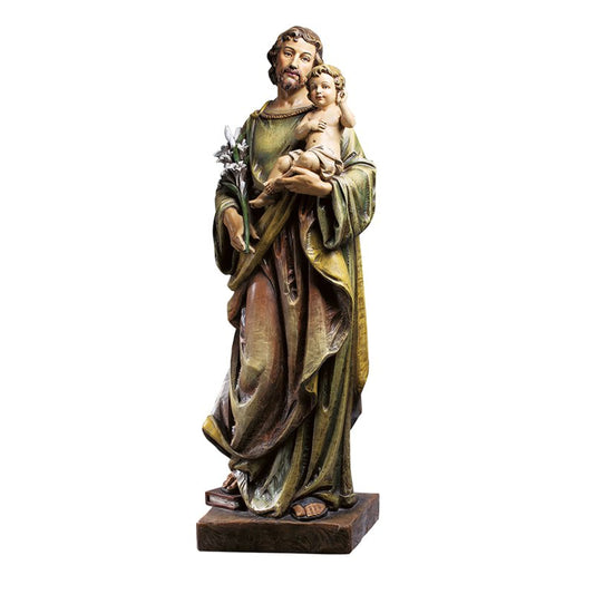 48" H Saint Joseph with Child Statue