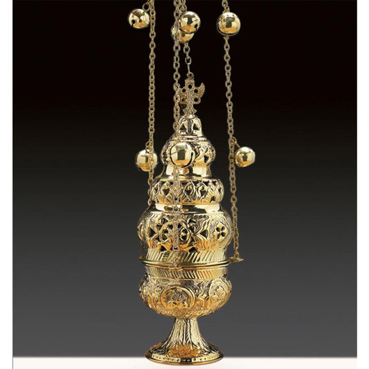 Ornamented Chalice and Paten Set