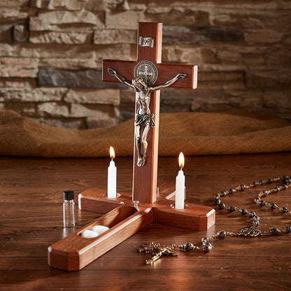 Saint Benedict Sick Call Crucifix Set