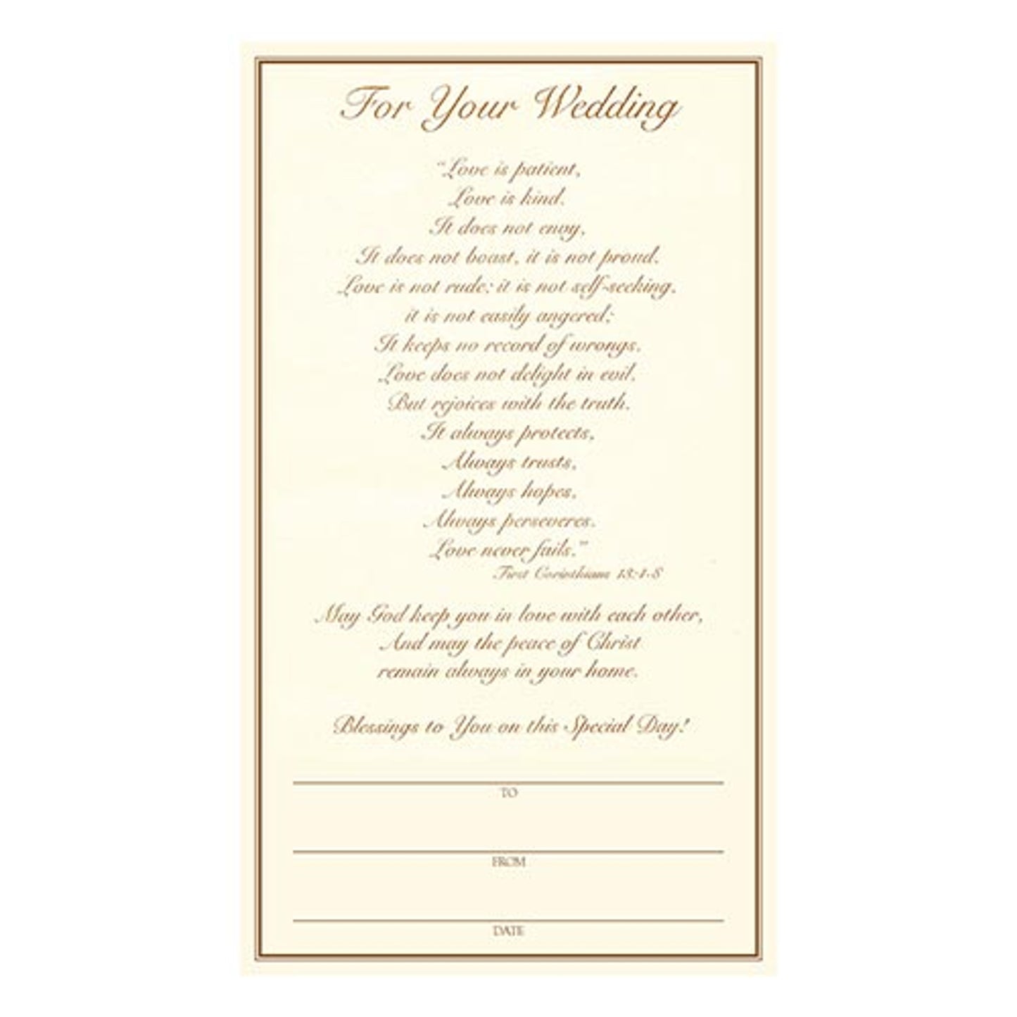 Tomaso Wedding Boxed Cross