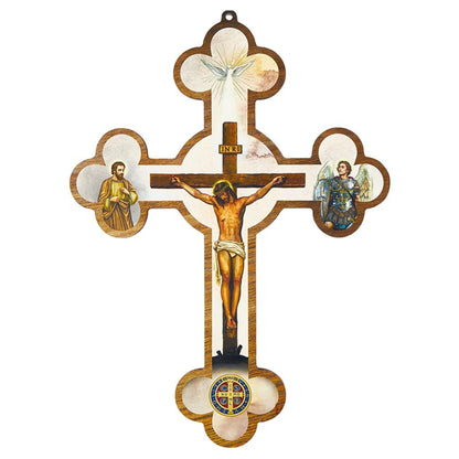 Spiritual Warrior Wood Cross