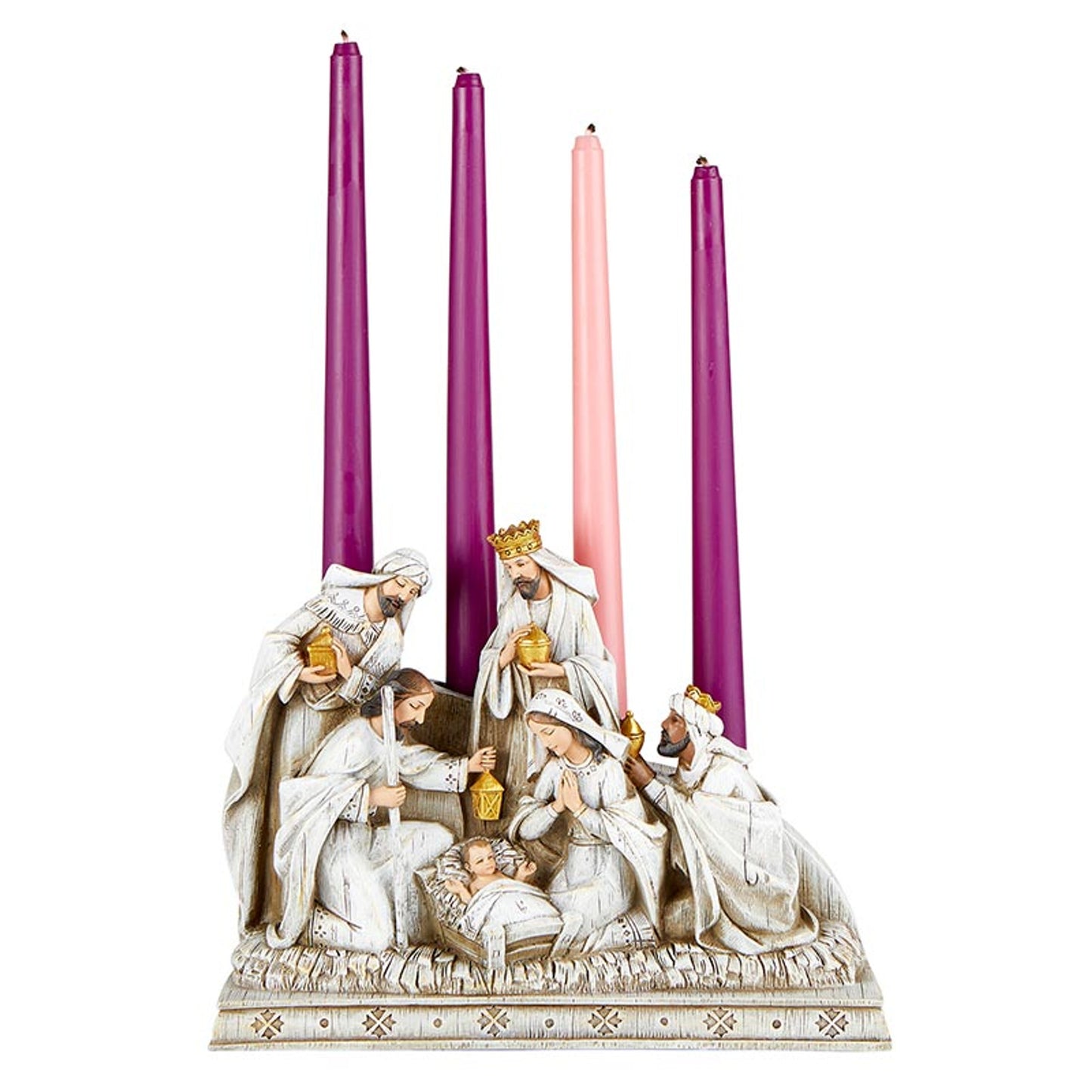 Nativity Advent Candle Holder
