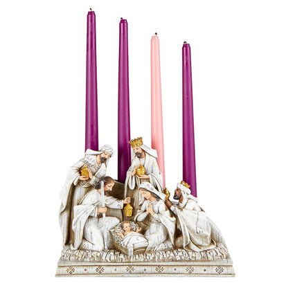 Nativity Advent Candle Holder