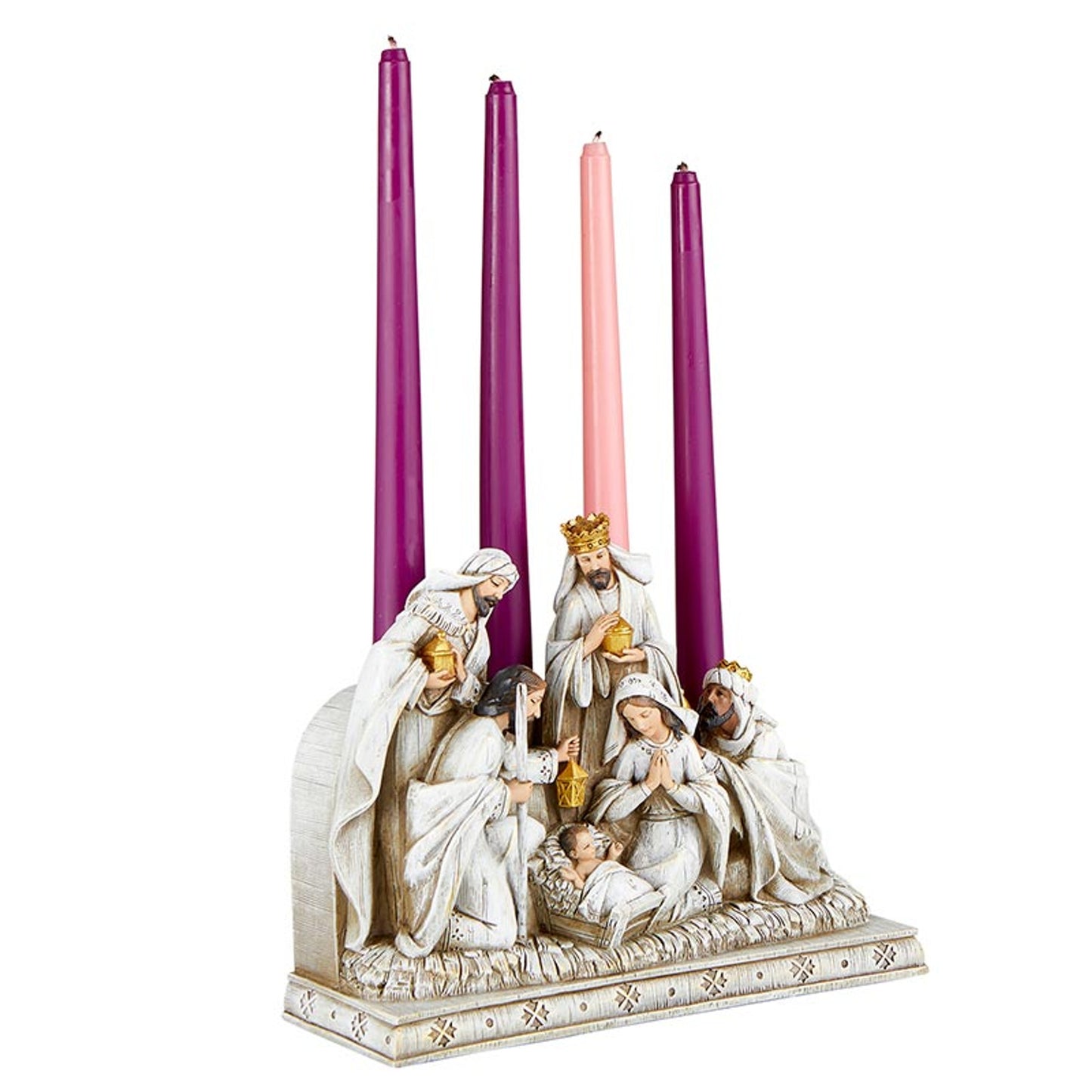 Nativity Advent Candle Holder