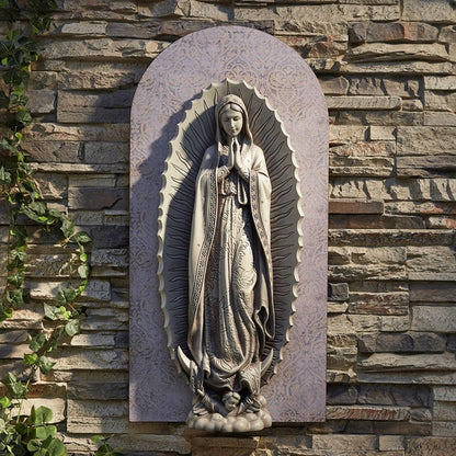 Our Lady of Guadalupe Garden Wall Plaque