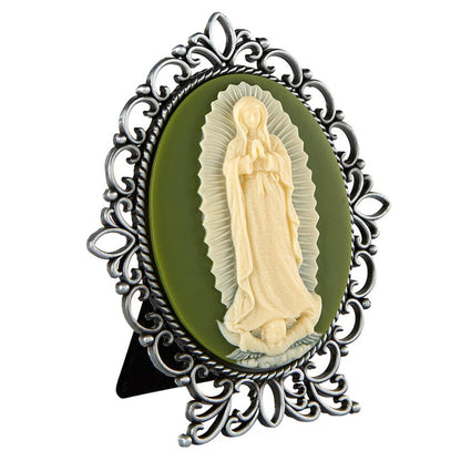 Our Lady of Guadalupe Cameo Desk Stand