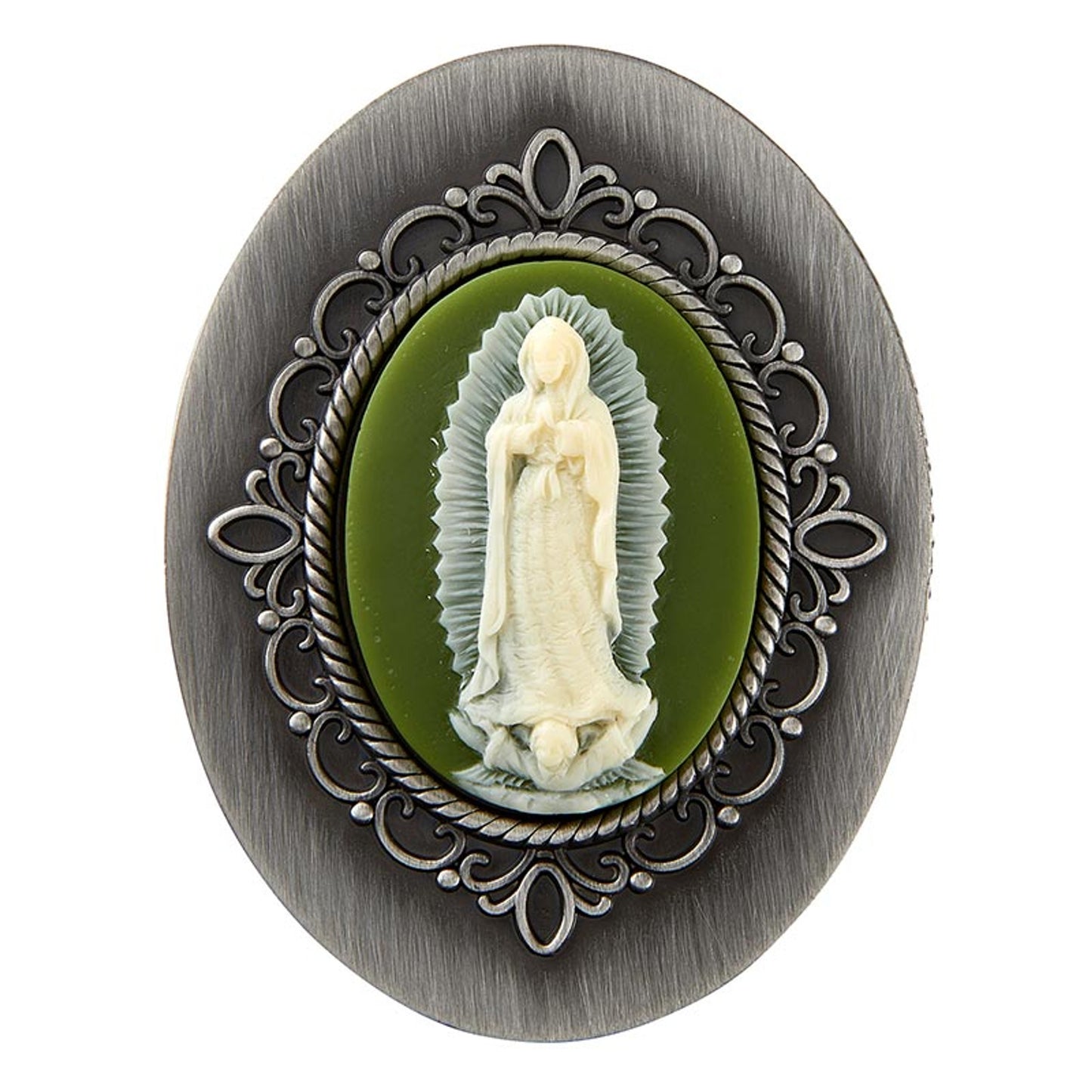 Our Lady of Guadalupe Cameo Rosary Box