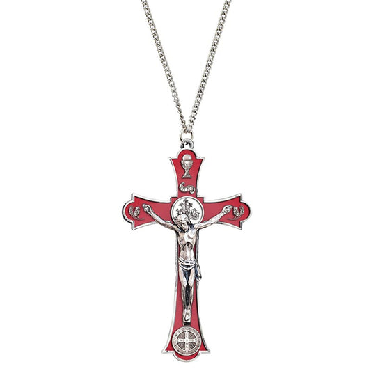 Red Saint Benedict Holy Mass Pendant