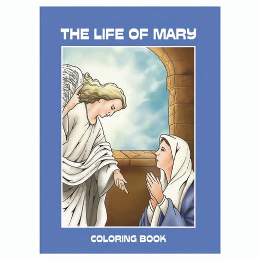 Aquinas Kids Coloring Book - The Life of Mary - 12/PK