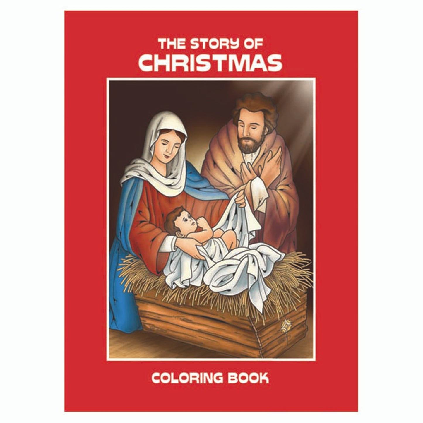 Aquinas Kids Coloring Book - The Story of Christmas - 12/PK