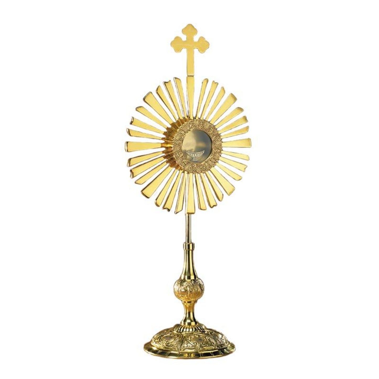 Large Cross Monstrance with Luna