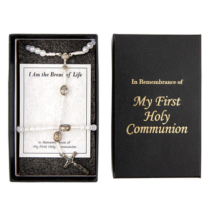 First Communion Necklace Bracelet Set - Girl