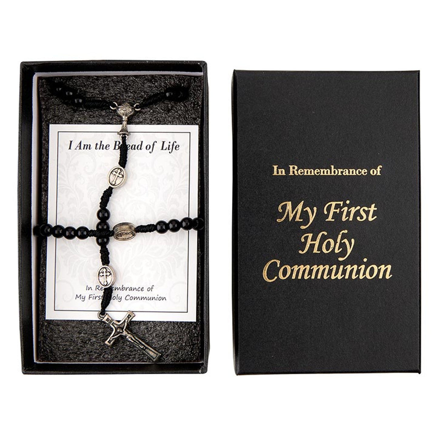 First Communion Necklace Bracelet Set - Boy