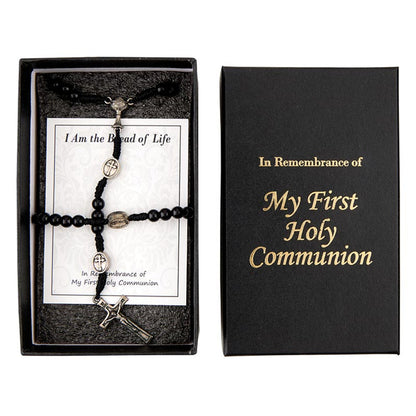 First Communion Necklace Bracelet Set - Boy