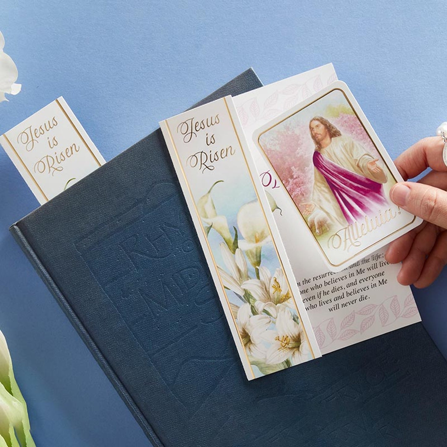 Jesus is Risen - Easter Card with Keepsake Bookmark
