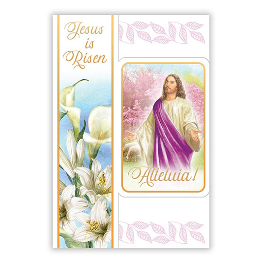 Jesus is Risen - Easter Card with Keepsake Bookmark