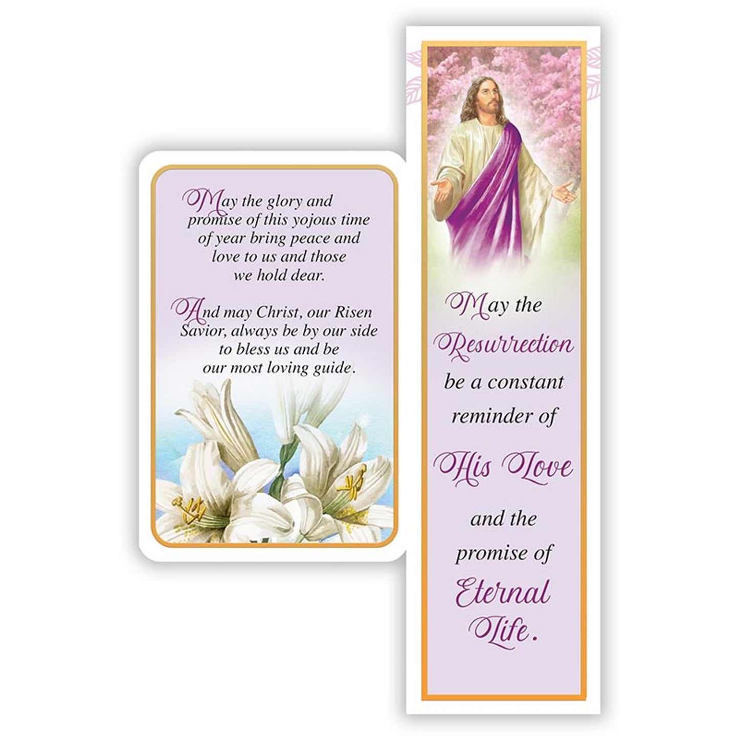Jesus is Risen - Easter Card with Keepsake Bookmark