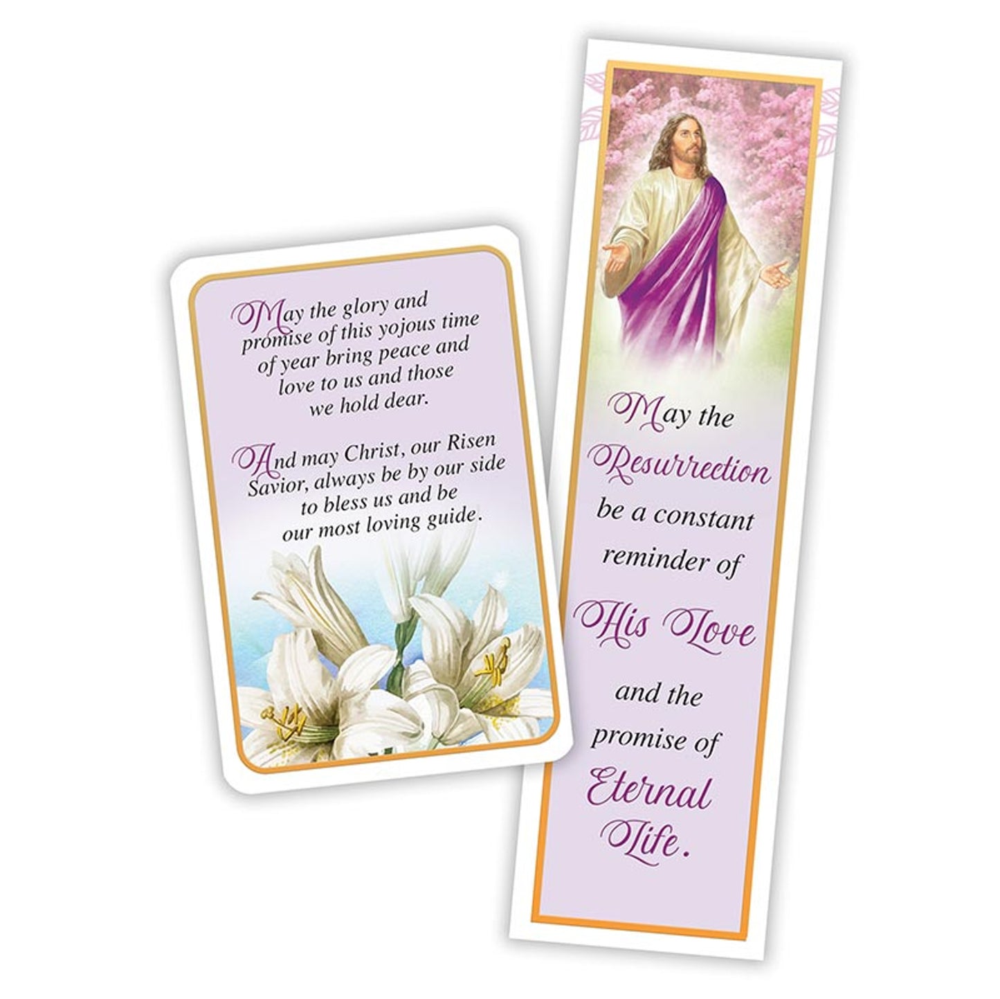 Jesus is Risen - Easter Card with Keepsake Bookmark