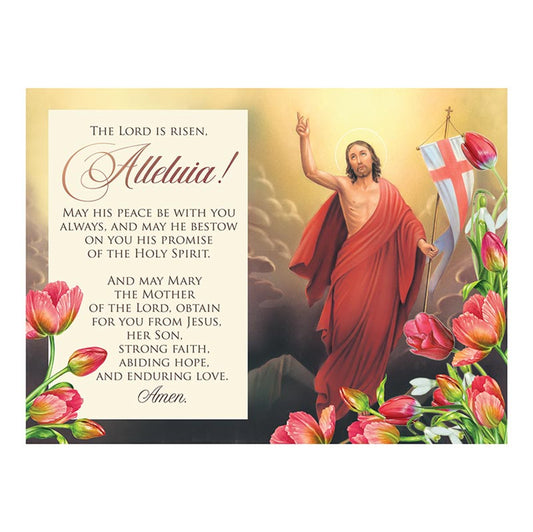 Jesus is Risen with Lambs - General Easter Card