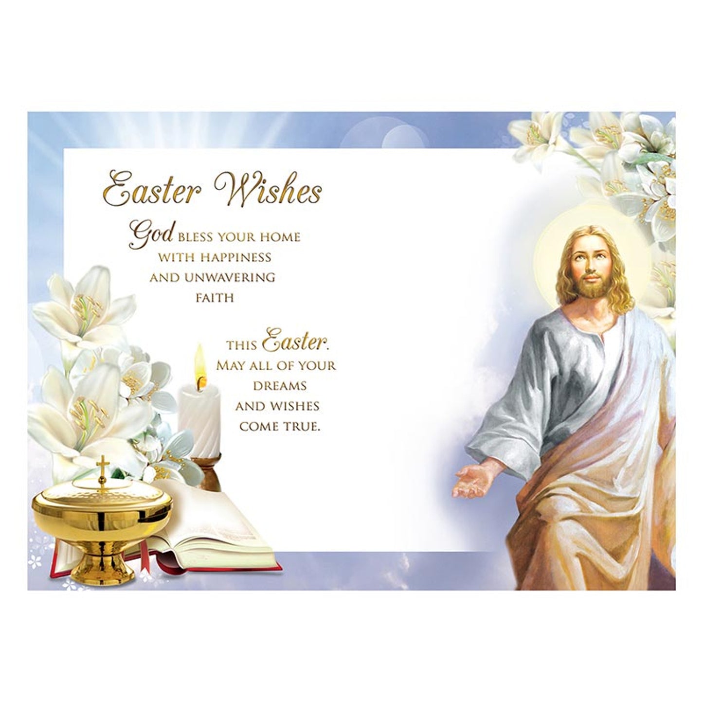 Jesus is Risen with Dove - General Easter Card