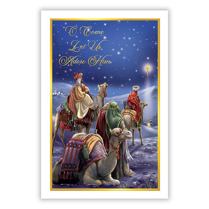 O Come Let Us Adore Him - General Christmas Card