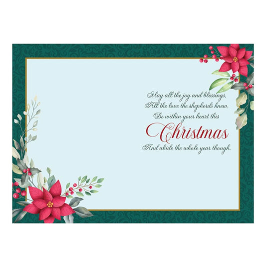 Christ in a Manger - General Christmas Card