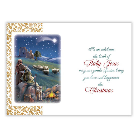 For Unto Us a Child is Born - General Christmas Card