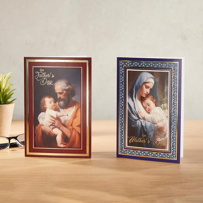 On Mother's Day - General Father's Day Card - Red