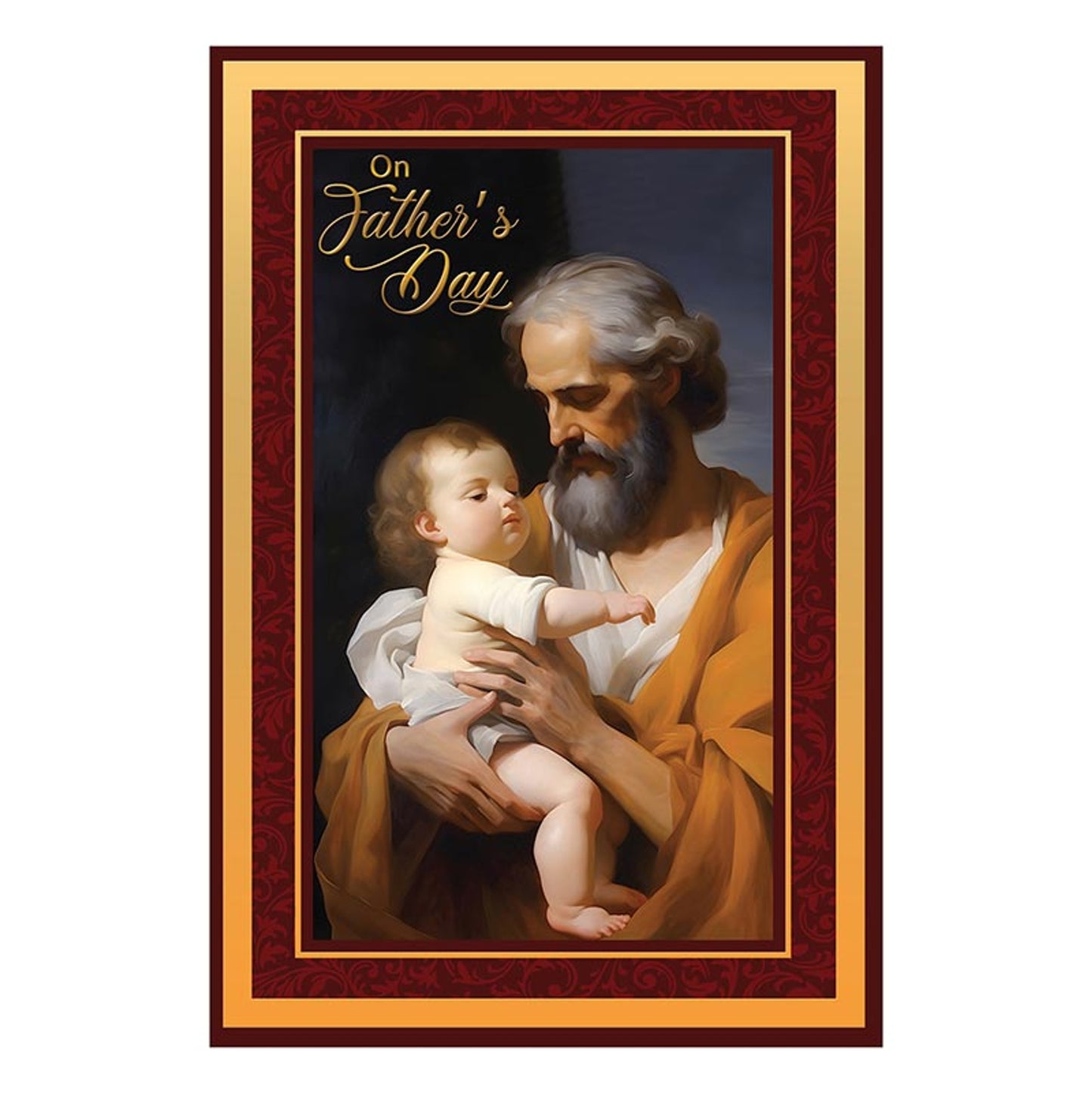 On Mother's Day - General Father's Day Card - Red