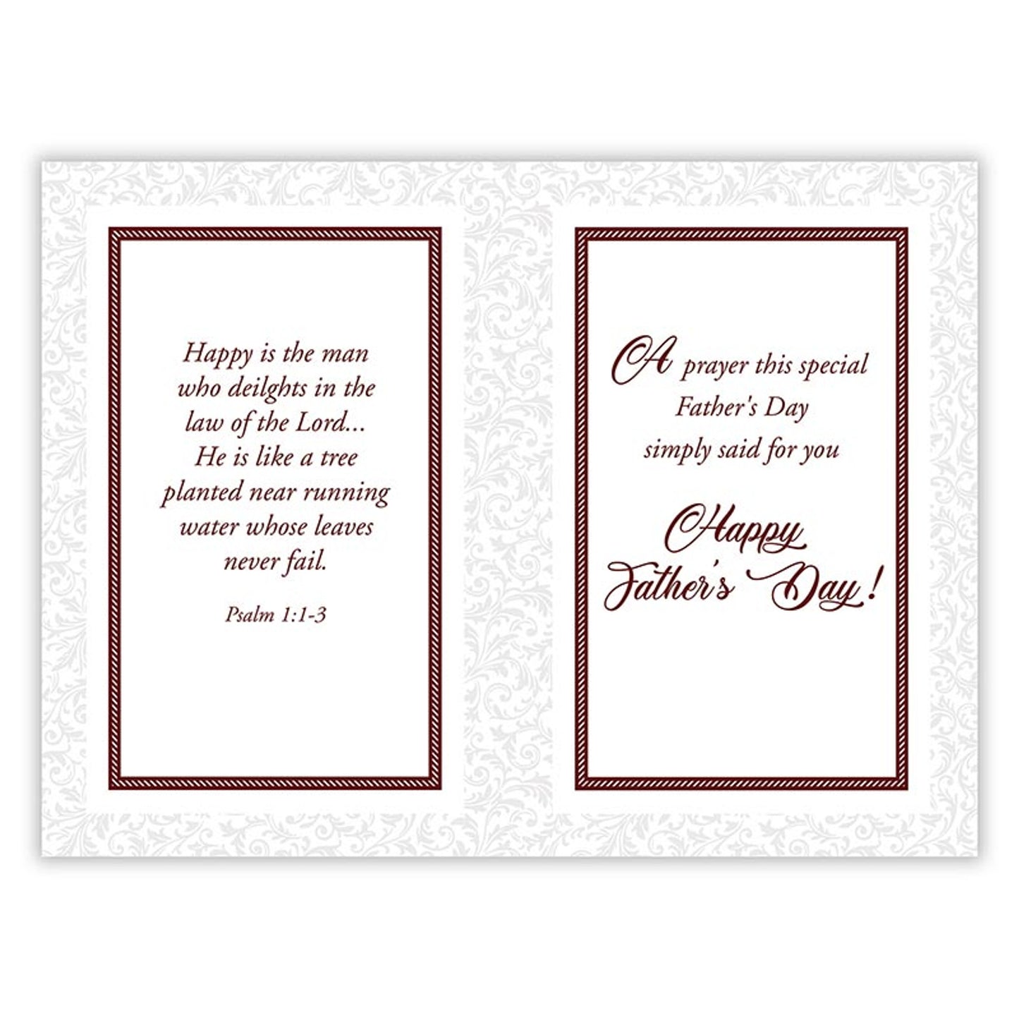 On Mother's Day - General Father's Day Card - Red
