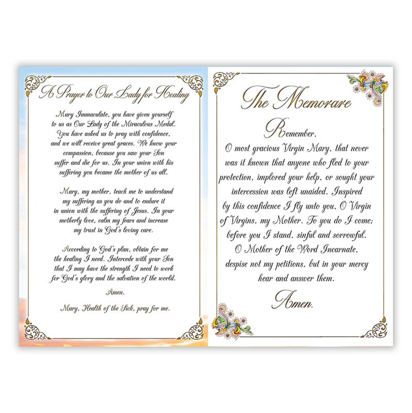 That You May Be Healed - Get Well Trifold