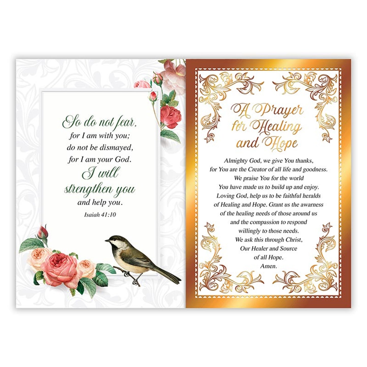 Healing Prayers - Get Well Trifold