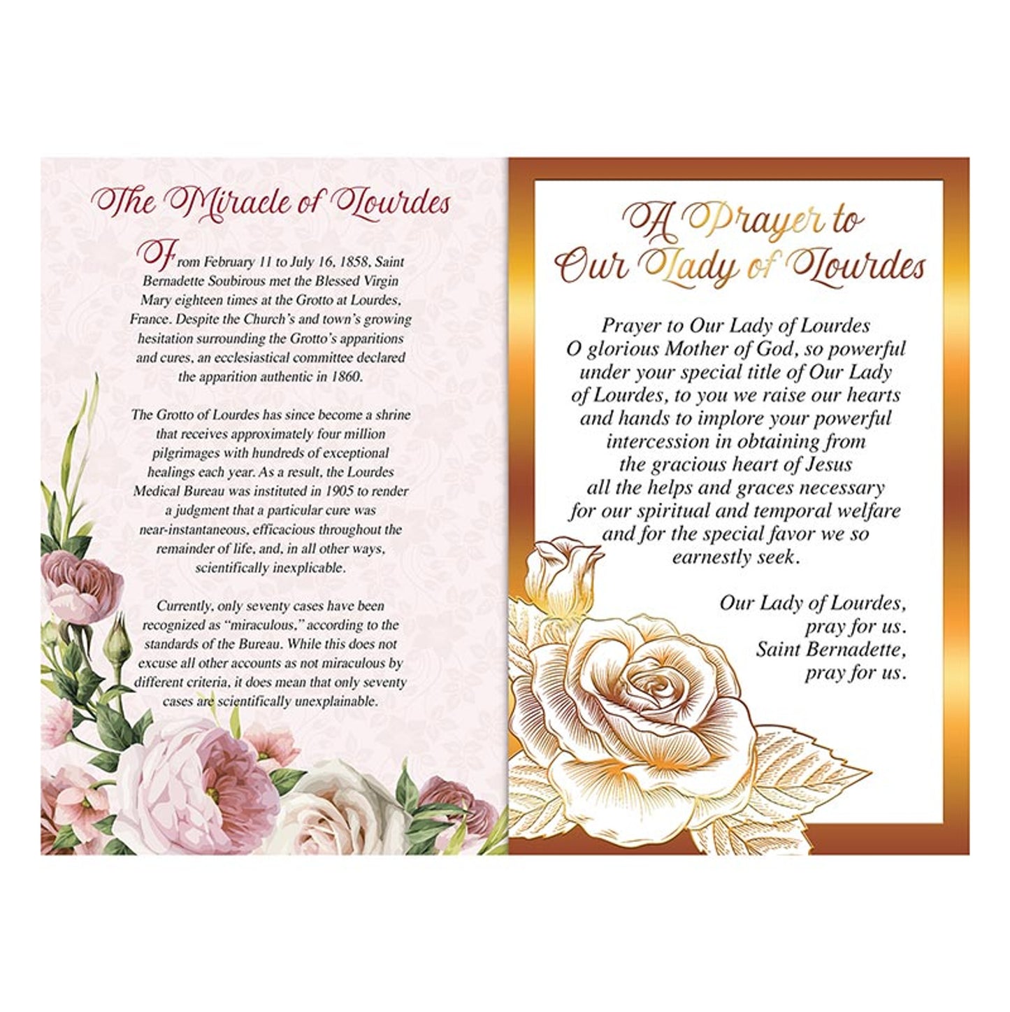 Healing Prayer - Get Well Trifold