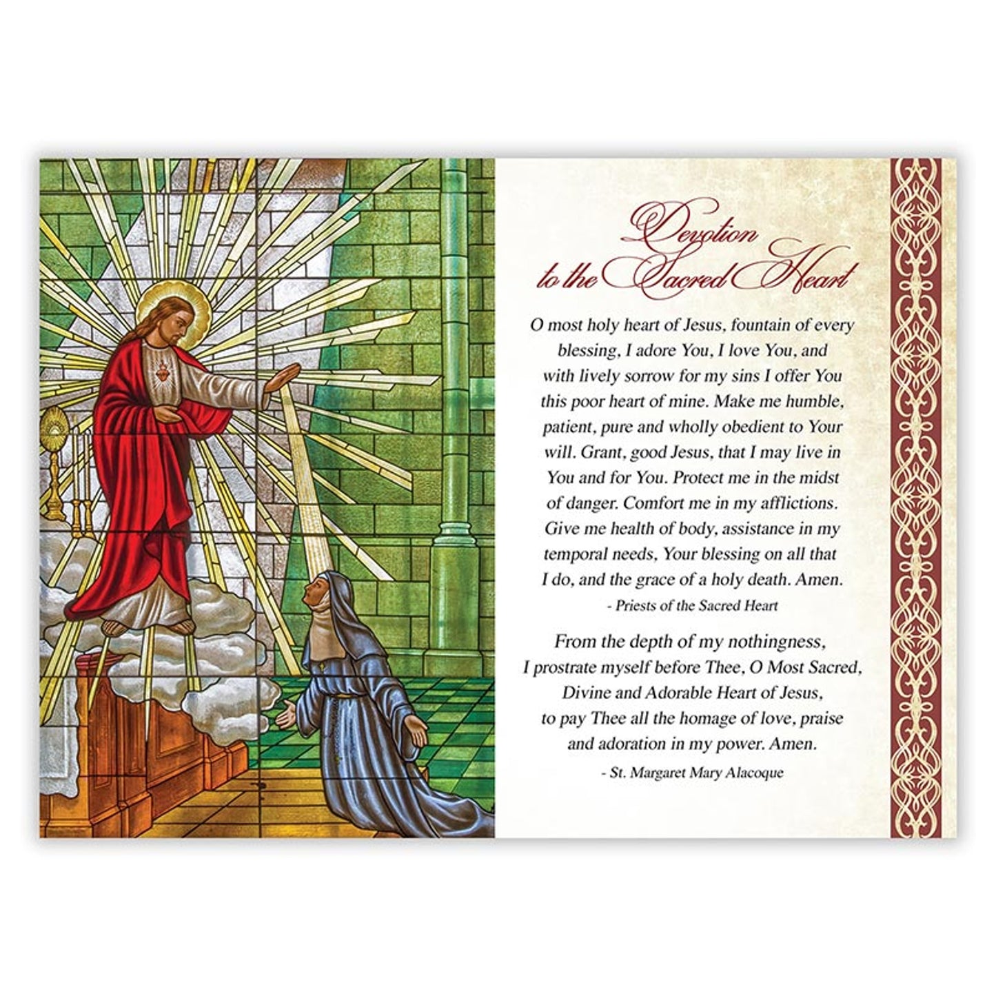 The Blessings of the Sacred Heart - Get Well Booklet