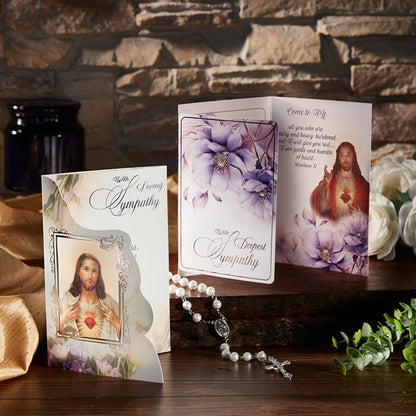 Sacred Heart - Sympathy Trifold