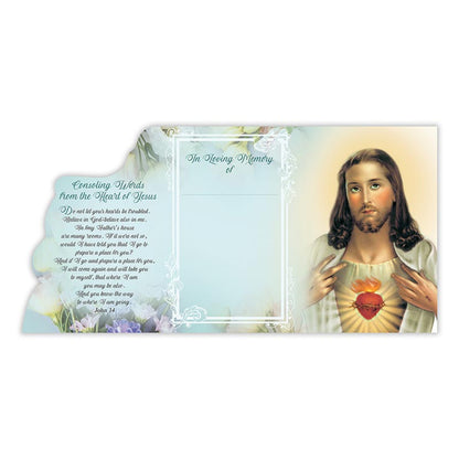 Sacred Heart - Sympathy Trifold