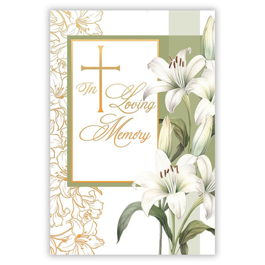 In Loving Memory - Sympathy Booklet - Green