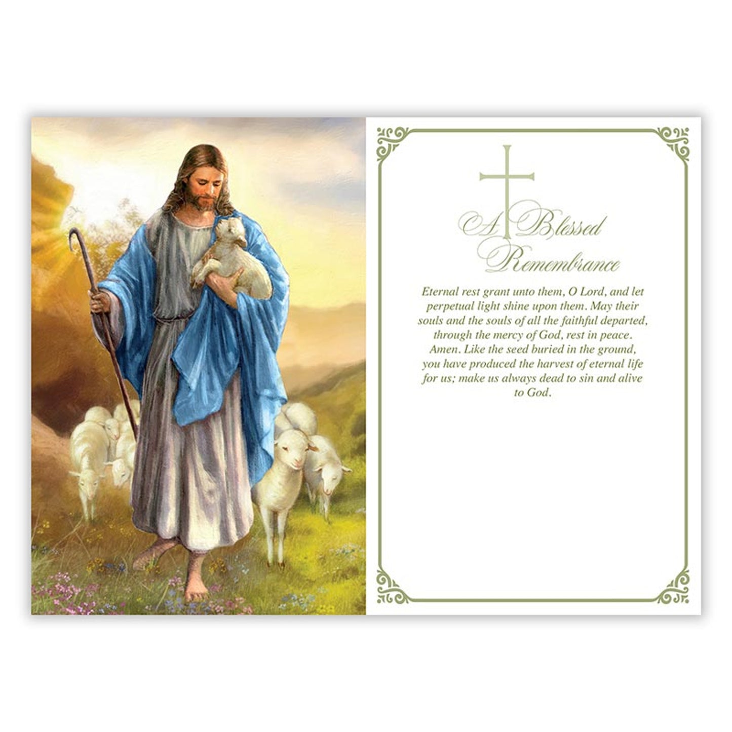 In Loving Memory - Sympathy Booklet - Green