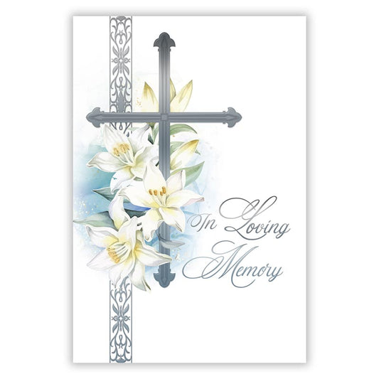 In Loving Memory - Sympathy Booklet - White