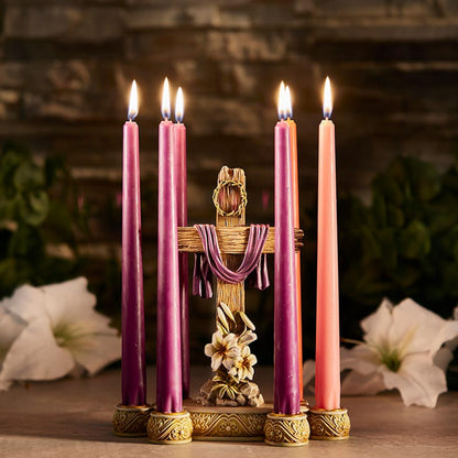 Lent Cross Candleholder